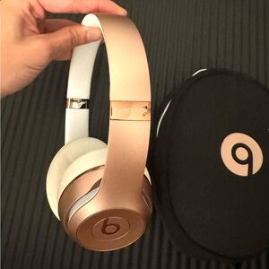 Beats by Dre Rose Gold Over-Ear Headphones